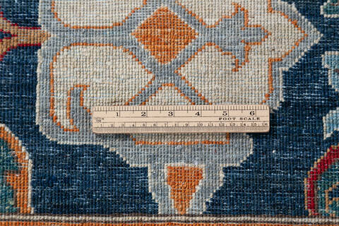Chobi Blue Hand Knotted 61 X 810 Area Rug 700-148127 Image 8