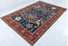 Chobi Blue Hand Knotted 61 X 810 Area Rug 700-148127 Thumb 2