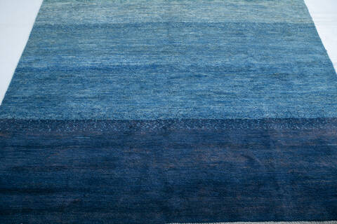 Gabbeh Blue Hand Knotted 67 X 97 Area Rug 700-148130 Image 4