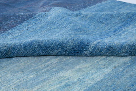 Gabbeh Blue Hand Knotted 67 X 97 Area Rug 700-148130 Image 6
