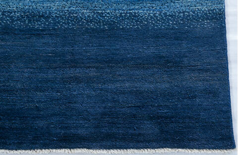 Gabbeh Blue Hand Knotted 58 X 75 Area Rug 700-148131 Image 3
