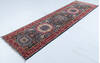 Chobi Black Runner Hand Knotted 210 X 99 Area Rug 700-148133 Thumb 2