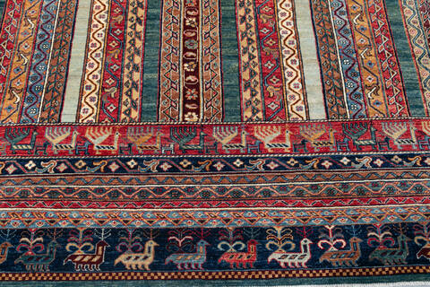 Chobi Multicolor Hand Knotted 60 X 90 Area Rug 700-148134 Image 5