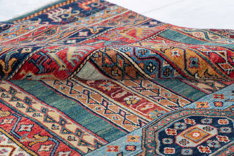 Chobi Multicolor Hand Knotted 60 X 90 Area Rug 700-148134 Image 6