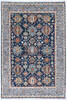 Chobi Blue Hand Knotted 62 X 90 Area Rug 700-148136 Thumb 0