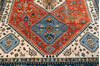 Chobi Orange Hand Knotted 83 X 100  Area Rug 700-148138 Thumb 3