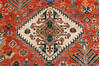 Chobi Orange Hand Knotted 83 X 100 Area Rug 700-148138 Thumb 4