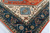 Chobi Orange Hand Knotted 83 X 100 Area Rug 700-148138 Thumb 6