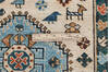 Chobi Orange Hand Knotted 83 X 100 Area Rug 700-148138 Thumb 8