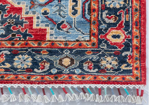 Chobi Red Runner Hand Knotted 32 X 150 Area Rug 700-148144 Image 4