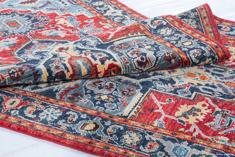 Chobi Red Runner Hand Knotted 32 X 150 Area Rug 700-148144 Image 5