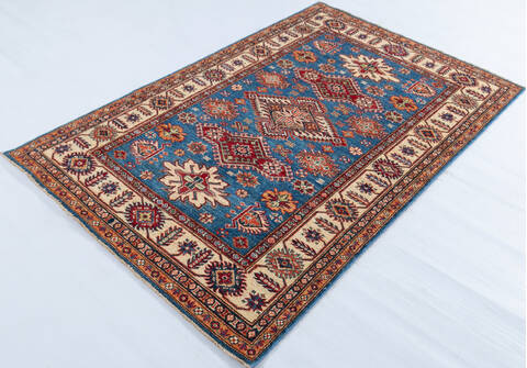Kazak Blue Hand Knotted 311 X 61 Area Rug 700-148145 Image 2