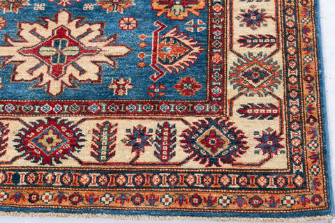 Kazak Blue Hand Knotted 311 X 61 Area Rug 700-148145 Image 3