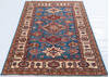 Kazak Blue Hand Knotted 311 X 61 Area Rug 700-148145 Thumb 1