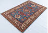 Kazak Blue Hand Knotted 311 X 61 Area Rug 700-148145 Thumb 2