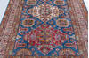 Kazak Light Blue Hand Knotted 411 X 69  Area Rug 700-148146 Thumb 3