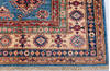 Kazak Light Blue Hand Knotted 510 X 80  Area Rug 700-148147 Thumb 4