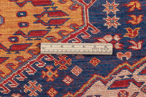 Kazak Blue Hand Knotted 49 X 66 Area Rug 700-148148 Image 7