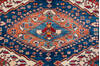 Kazak Blue Hand Knotted 49 X 66 Area Rug 700-148148 Thumb 4
