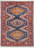 Kazak Blue Hand Knotted 49 X 66 Area Rug 700-148148 Thumb 0