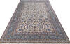 Kashan Beige Hand Knotted 100 X 148  Area Rug 700-148150 Thumb 1