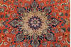 Tabriz Orange Hand Knotted 69 X 99  Area Rug 700-148154 Thumb 4