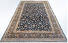 Kashan Blue Hand Knotted 80 X 120  Area Rug 700-148155 Thumb 1
