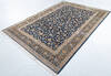 Kashan Blue Hand Knotted 80 X 120  Area Rug 700-148155 Thumb 2