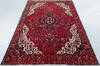 Bakhtiar Red Hand Knotted 86 X 1111 Area Rug 700-148156 Thumb 1