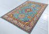 Kazak Light Blue Hand Knotted 65 X 99  Area Rug 700-148160 Thumb 2