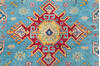 Kazak Light Blue Hand Knotted 65 X 99 Area Rug 700-148160 Thumb 3