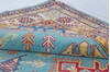 Kazak Light Blue Hand Knotted 65 X 99 Area Rug 700-148160 Thumb 5