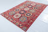 Kazak Red Hand Knotted 54 X 79  Area Rug 700-148163 Thumb 2