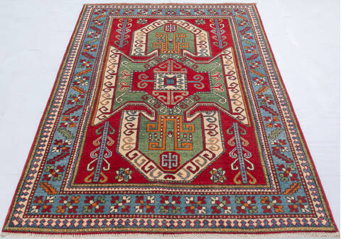 Kazak Red Hand Knotted 311 X 510 Area Rug 700-148164 Image 1