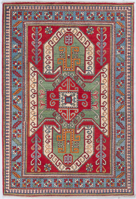 Kazak Red Hand Knotted 311 X 510 Area Rug 700-148164 Image 0