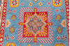 Kazak Light Blue Hand Knotted 40 X 62 Area Rug 700-148165 Thumb 3