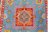 Kazak Light Blue Hand Knotted 40 X 62  Area Rug 700-148165 Thumb 3