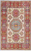 Kazak Beige Hand Knotted 40 X 63  Area Rug 700-148168 Thumb 0