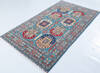 Kazak Light Blue Hand Knotted 310 X 65 Area Rug 700-148169 Thumb 2