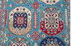 Kazak Light Blue Hand Knotted 310 X 65 Area Rug 700-148169 Thumb 3