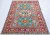 Kazak Grey Hand Knotted 40 X 510  Area Rug 700-148170 Thumb 1