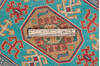 Kazak Grey Hand Knotted 40 X 510 Area Rug 700-148170 Thumb 6
