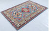 Kazak Light Blue Hand Knotted 40 X 510  Area Rug 700-148171 Thumb 2