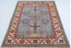 Kazak Grey Hand Knotted 311 X 59  Area Rug 700-148172 Thumb 1