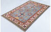 Kazak Grey Hand Knotted 311 X 59  Area Rug 700-148172 Thumb 2