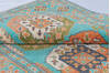 Kazak Green Hand Knotted 40 X 60 Area Rug 700-148173 Thumb 5