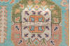 Kazak Green Hand Knotted 40 X 60 Area Rug 700-148173 Thumb 6