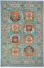 Kazak Green Hand Knotted 40 X 60  Area Rug 700-148173 Thumb 0