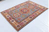 Kazak Grey Hand Knotted 40 X 58 Area Rug 700-148175 Thumb 2