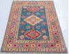 Kazak Blue Hand Knotted 27 X 41 Area Rug 700-148177 Thumb 1